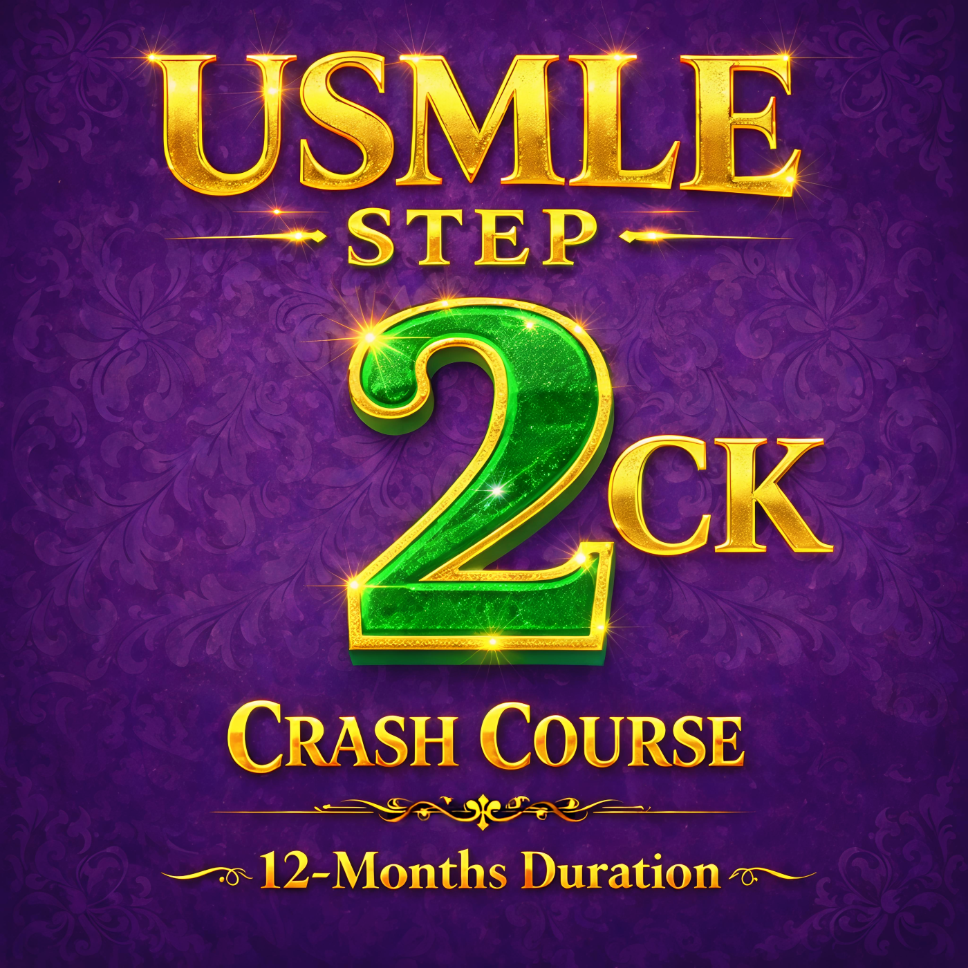 USMLE Step 2 CK: Crash Course (12 month)